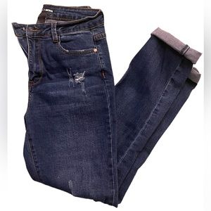 Fashion Nova Distressed Skinny Jeans- Size 7